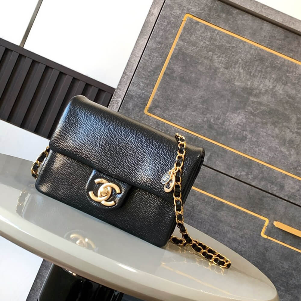 Ch*el mini flap bag(high-end grade)