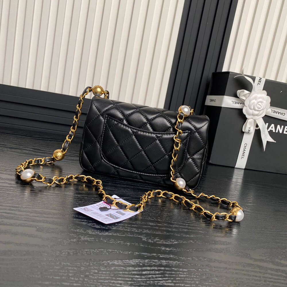 Ch*el mini flap bag(high-end grade)