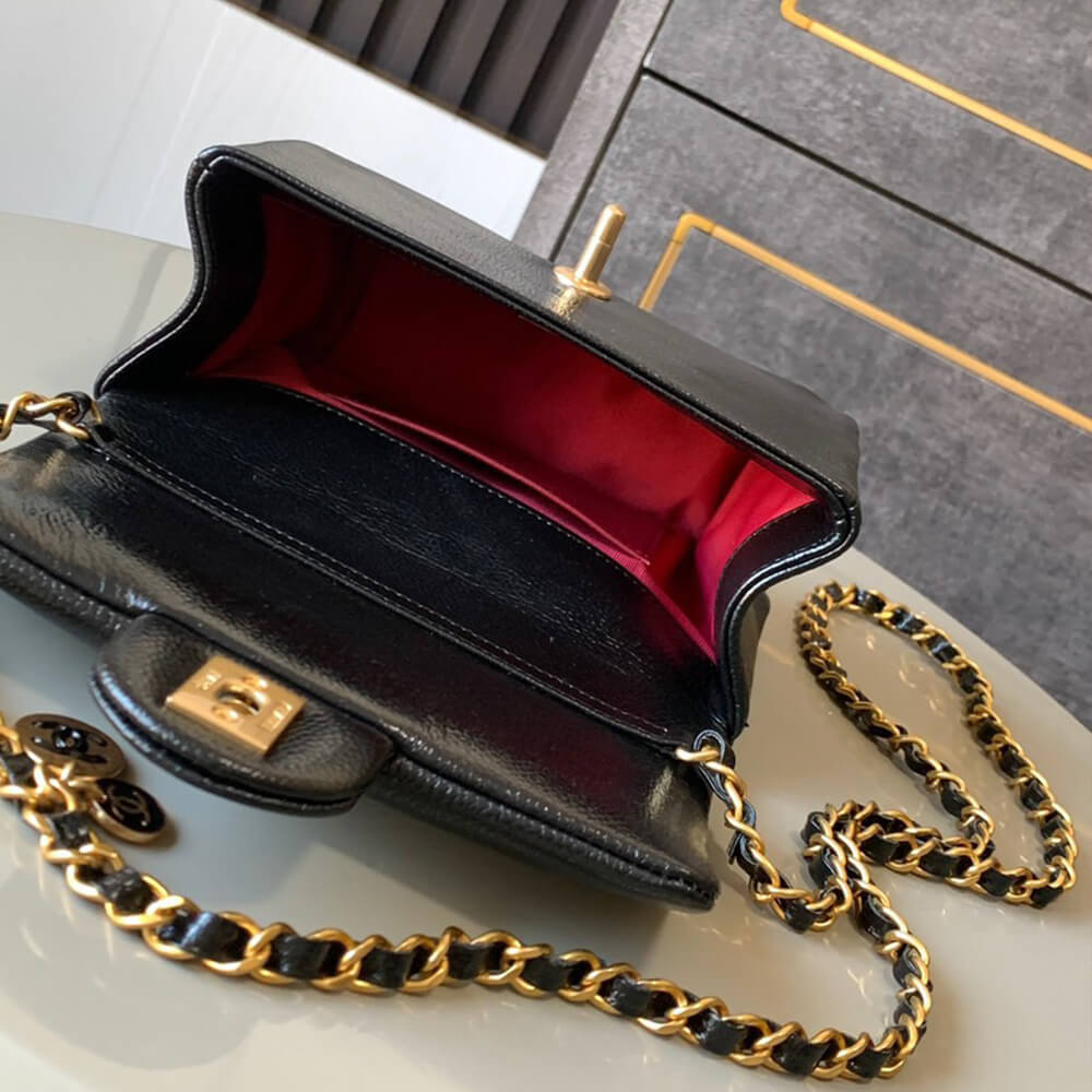 Ch*el mini flap bag(high-end grade)