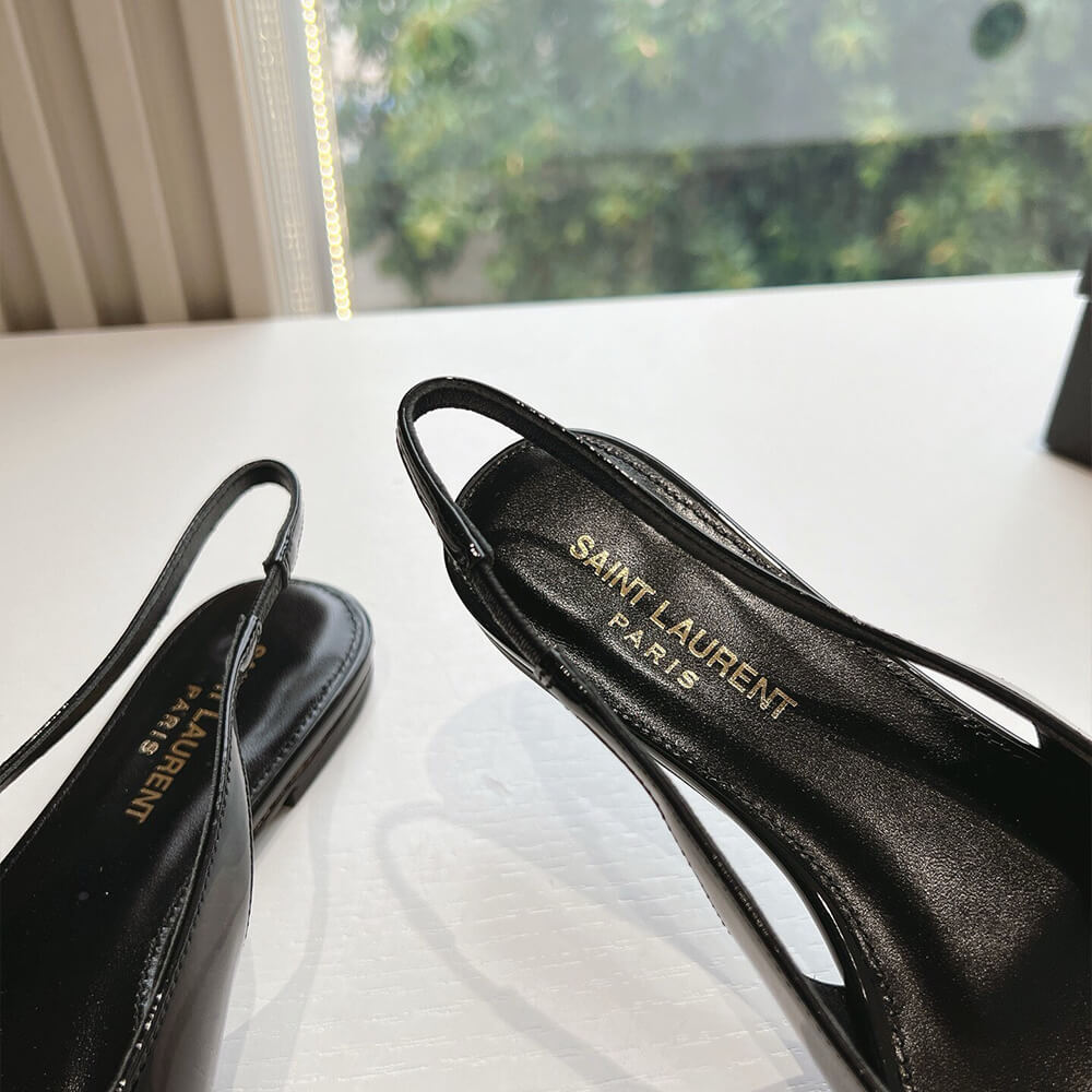 YSL Pointed Toe Slingback